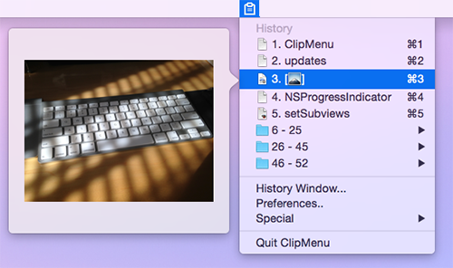 Popover preview image