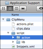 script folder